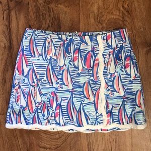 Lilly Pulitzer The Michelina Skort. Nautical Skirt